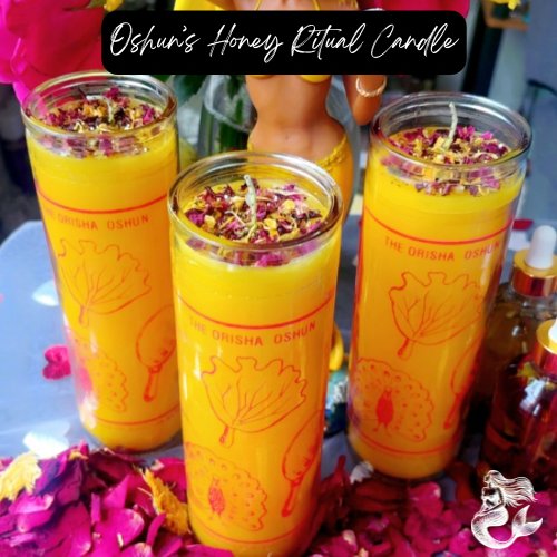 "Oshun's Honey" Fixed Candle