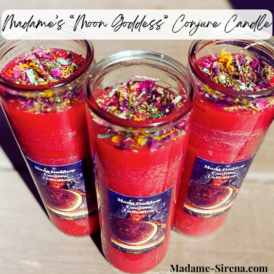 Madame’s “Moon Goddess” Conjure Candle