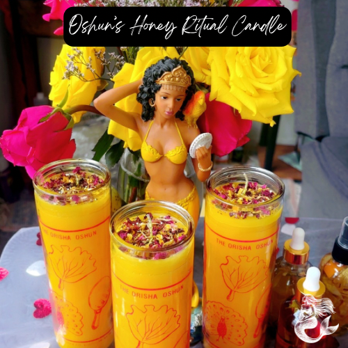 "Oshun's Honey" Fixed Candle