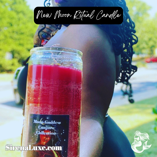New Moon Ritual Candle