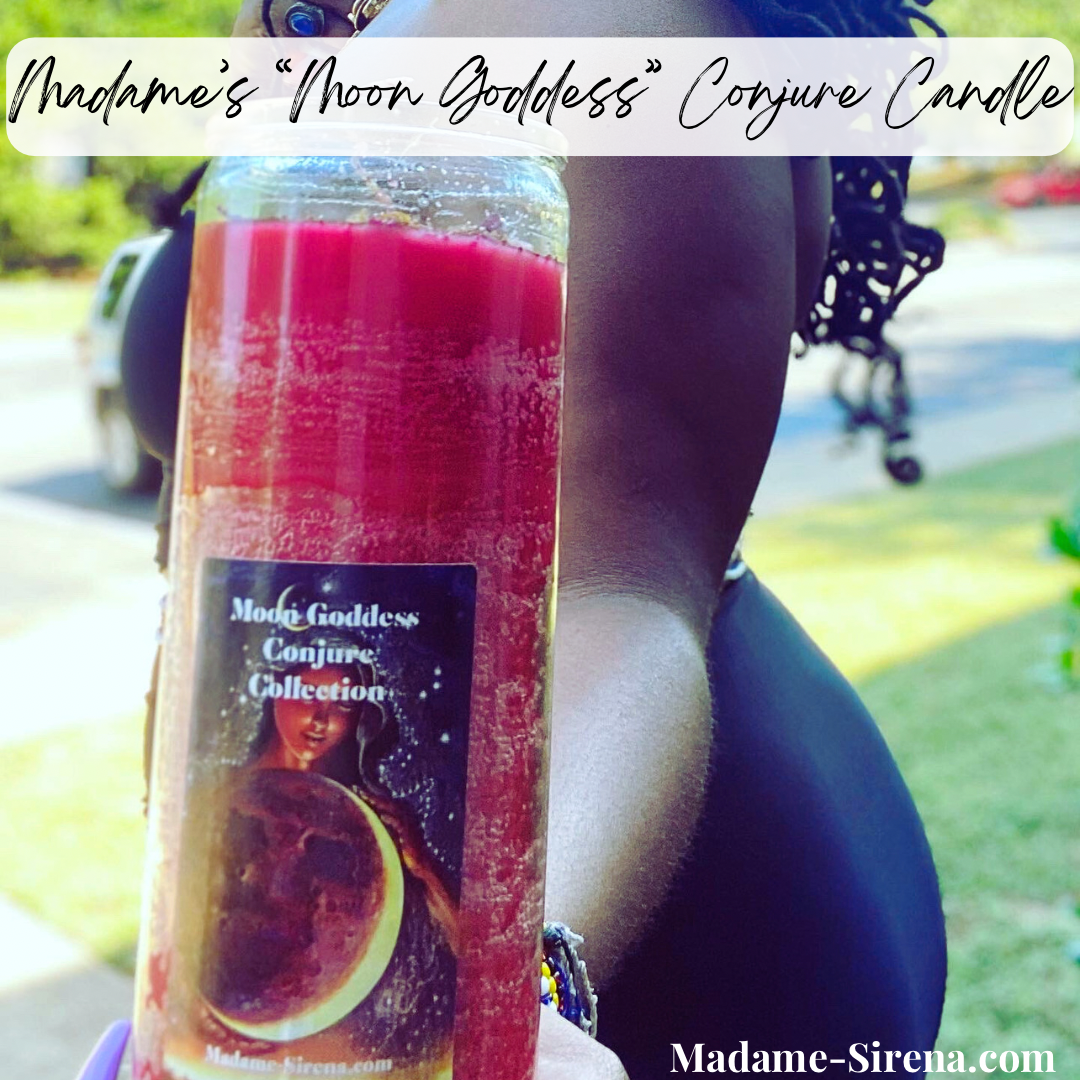 Madame’s “Moon Goddess” Conjure Candle